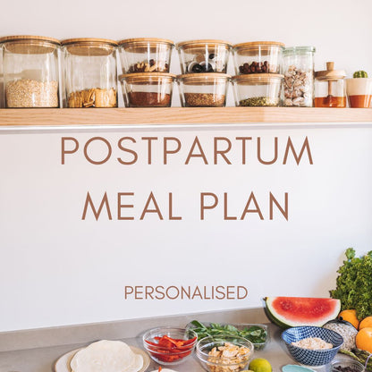 Meal Plan Postpartum- Personalised