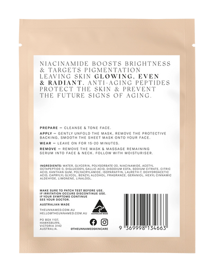 The Unnamed Brightening & Anti-Aging Sheet Mask