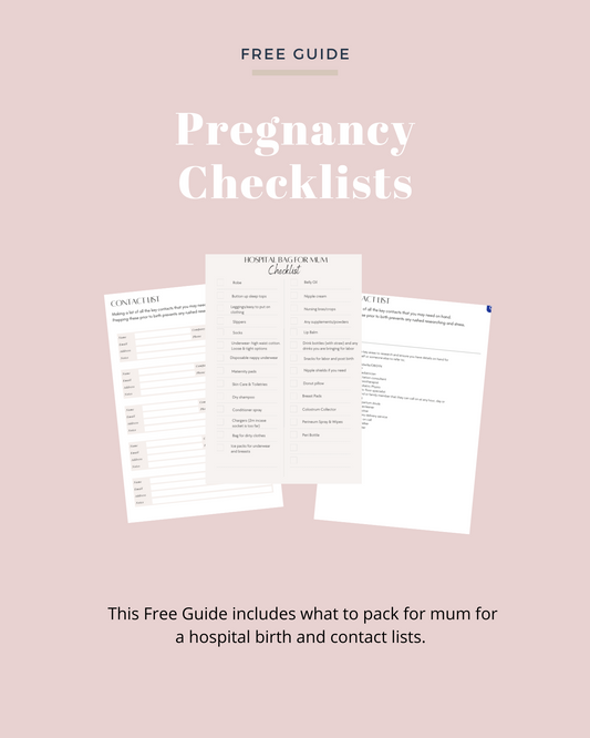 Pregnancy Checklists Free Guide